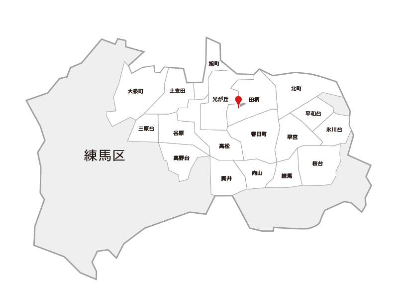 光が丘送迎マップ